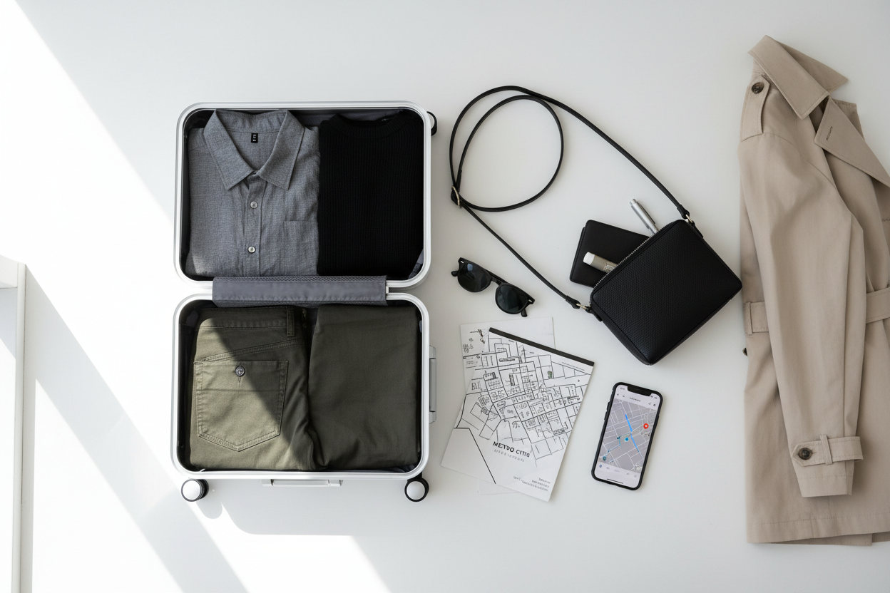 Städtetrip-Packliste: Alles dabei für das perfekte Wochenende